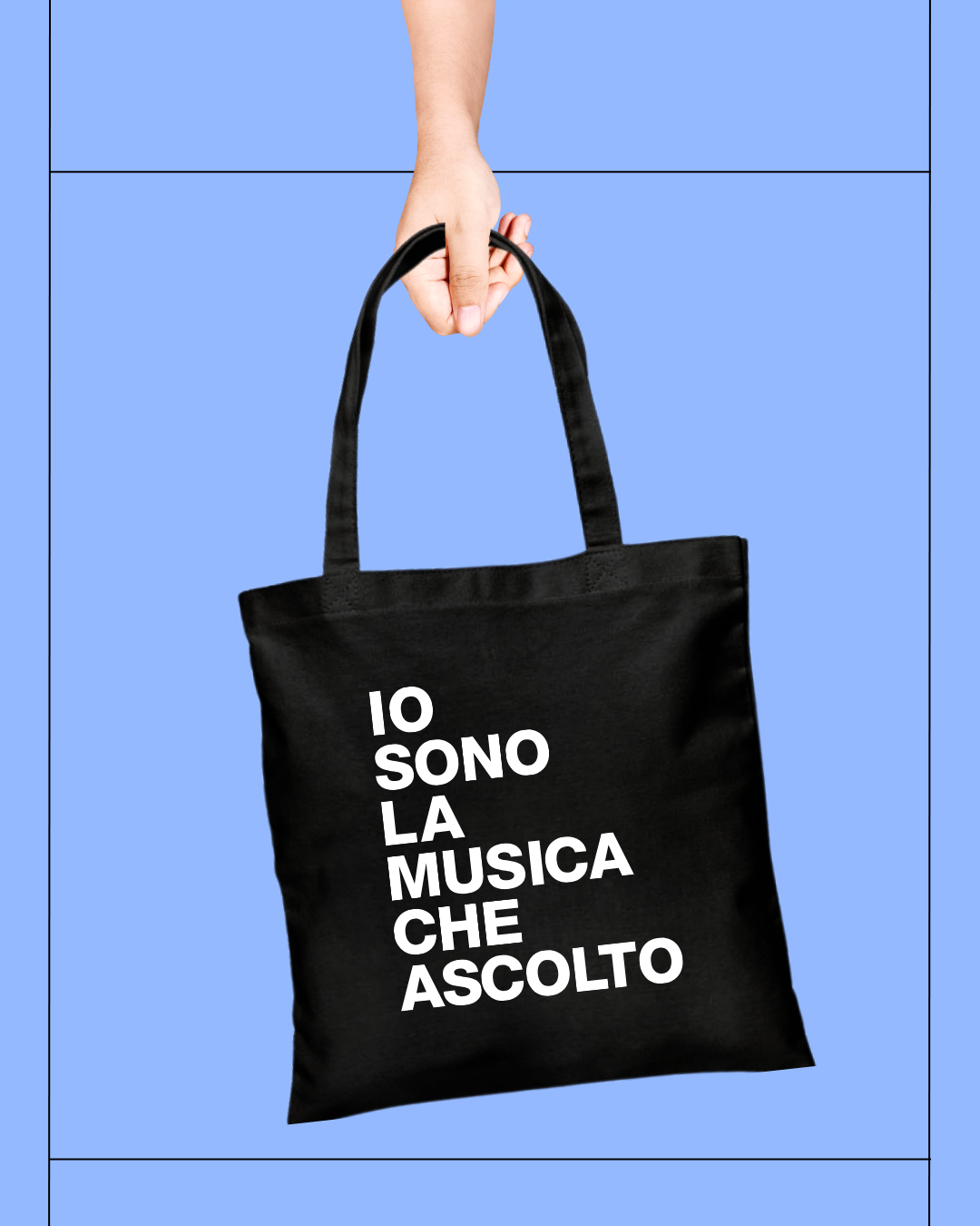 Bag "IO SONO LA MUSICA CHE ASCOLTO"