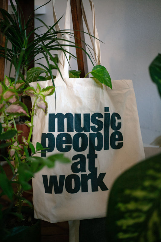 Tote bag Music People At Work