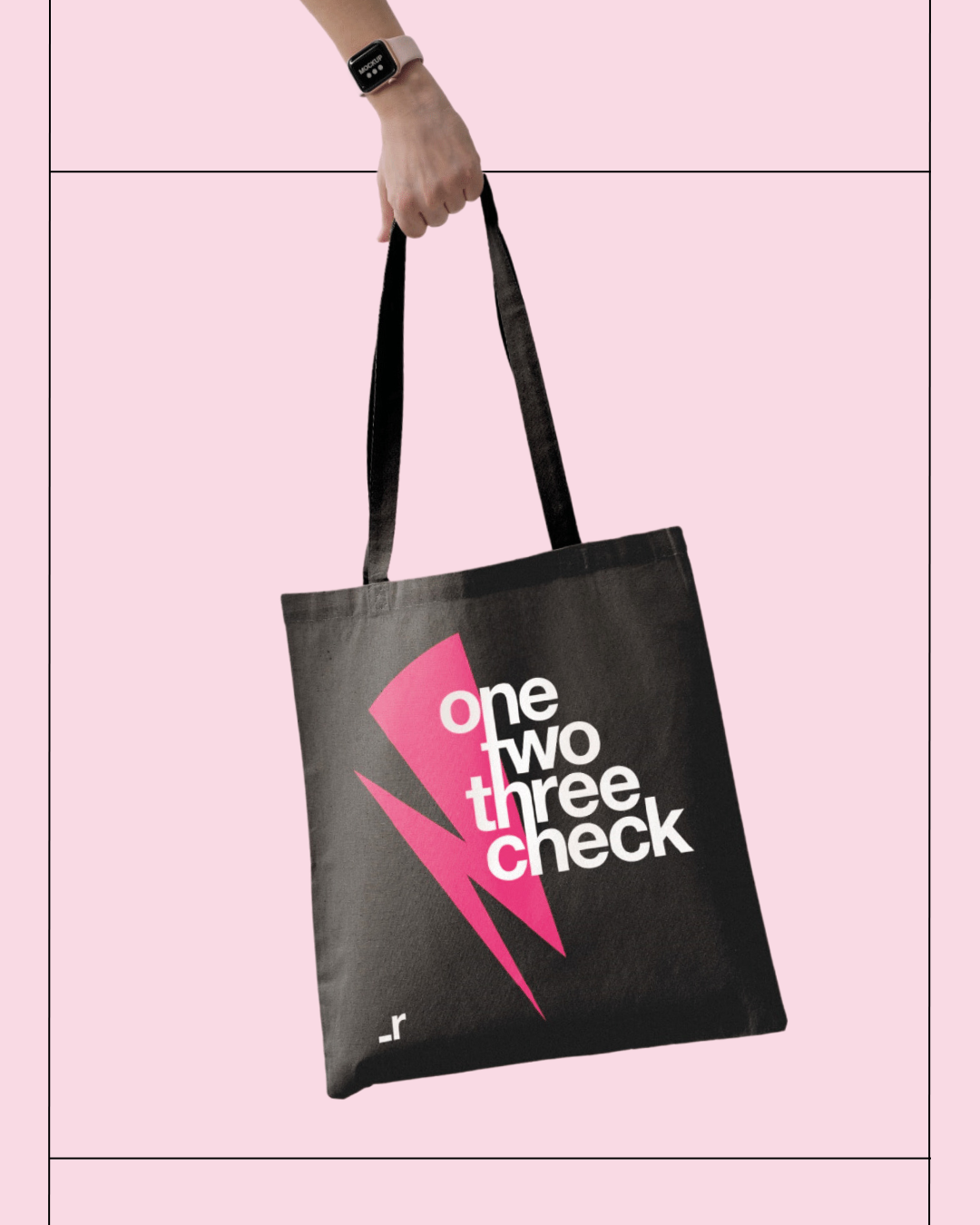 Bag "One Two Three Check"